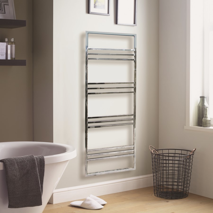 Towelrads Boxford Chrome Towel Radiator - 1500 x 500mm