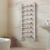 Diva Polished Stainless Steel Heated Towel Rail - 1200 x 500mm