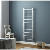 Diva Brushed Stainless Steel Heated Towel Rail - 1500 x 500mm Diva Brushed Stainless Steel Heated Towel Rail - 1500 x 500mm