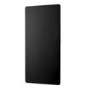 Black Horizontal Glass Radiator 700W - 1000 x 500mm