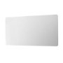 White Horizontal Glass Radiator 350W - 600 x 600mm - Electric