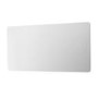 White Horizontal Glass Radiator 1000W - 600 x 1200mm - Electric