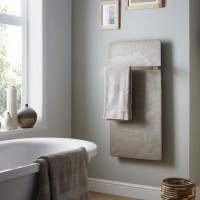 Stone Vertical Glass Radiator 700W - 1000 x 500mm - Electric