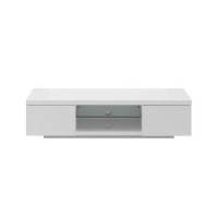 Caxtons Rubix Wide White TV Cabinet