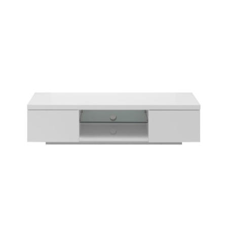 Caxtons Rubix Wide White TV Cabinet