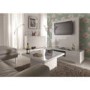 Caxtons Rubix Wide White TV Cabinet