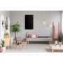 Far Infrared Heater Black Panel Aluminium 800W - 595 x 795mm