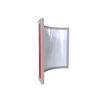 Far Infrared Heater White Curved Panel Aluminium 400W - 550 x 500mm
