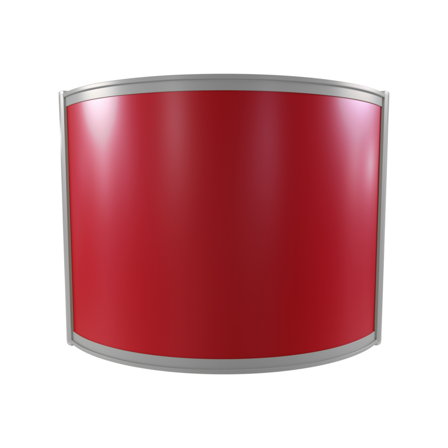 Far Infrared Heater White Curved Panel Aluminium 400W - 550 x 500mm