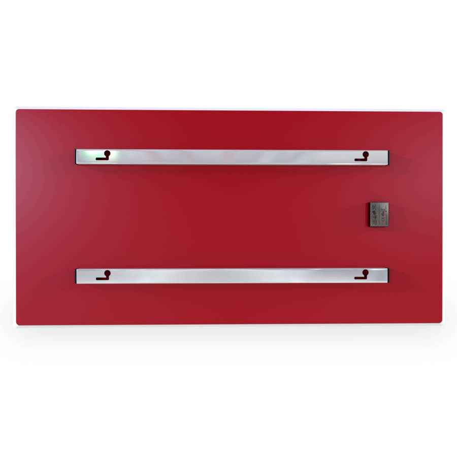 Far Infrared HeaterWhite Glass Panel 900W - 550 x 1100mm