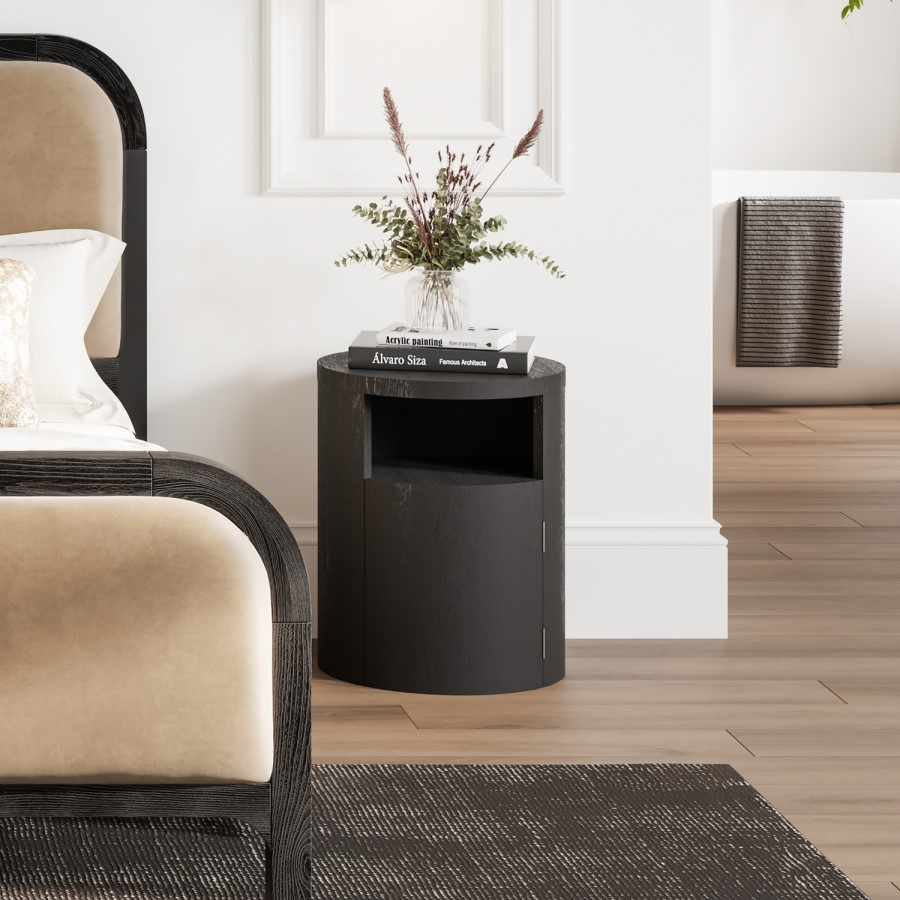 Matt Black Bedside - Yori - LPD