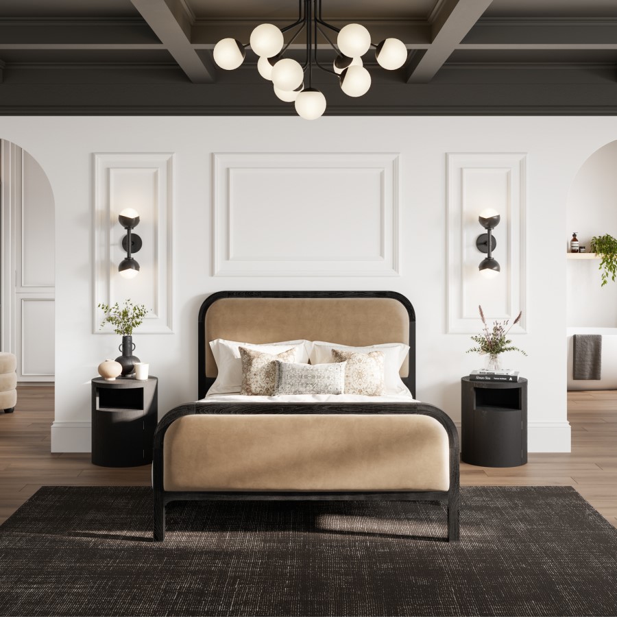 Matt Black Bedside - Yori - LPD