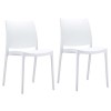 Spice White Dining Chair&#160;- Set of 2