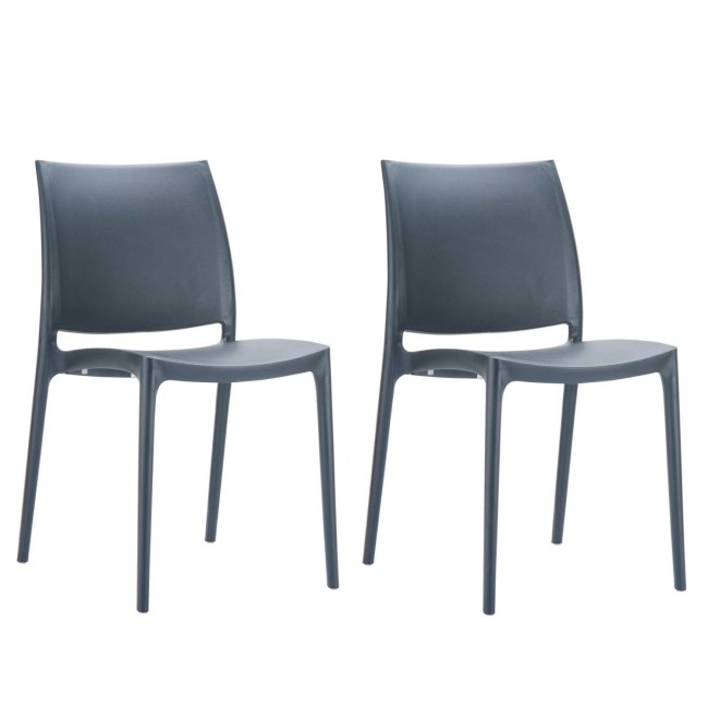 Spice Black Dining Chair - Set of 2