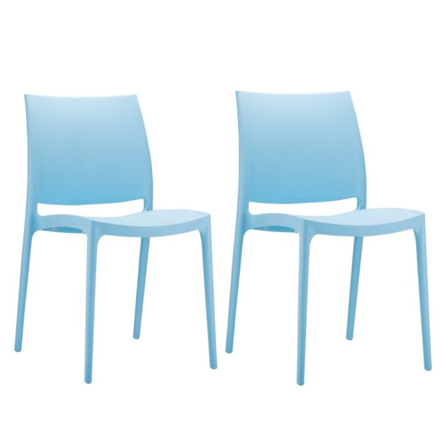Spice Light Blue Dining Chair - Set of 2