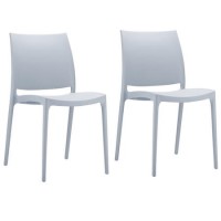 Spice Silver Grey Dining Chair - Set of 2