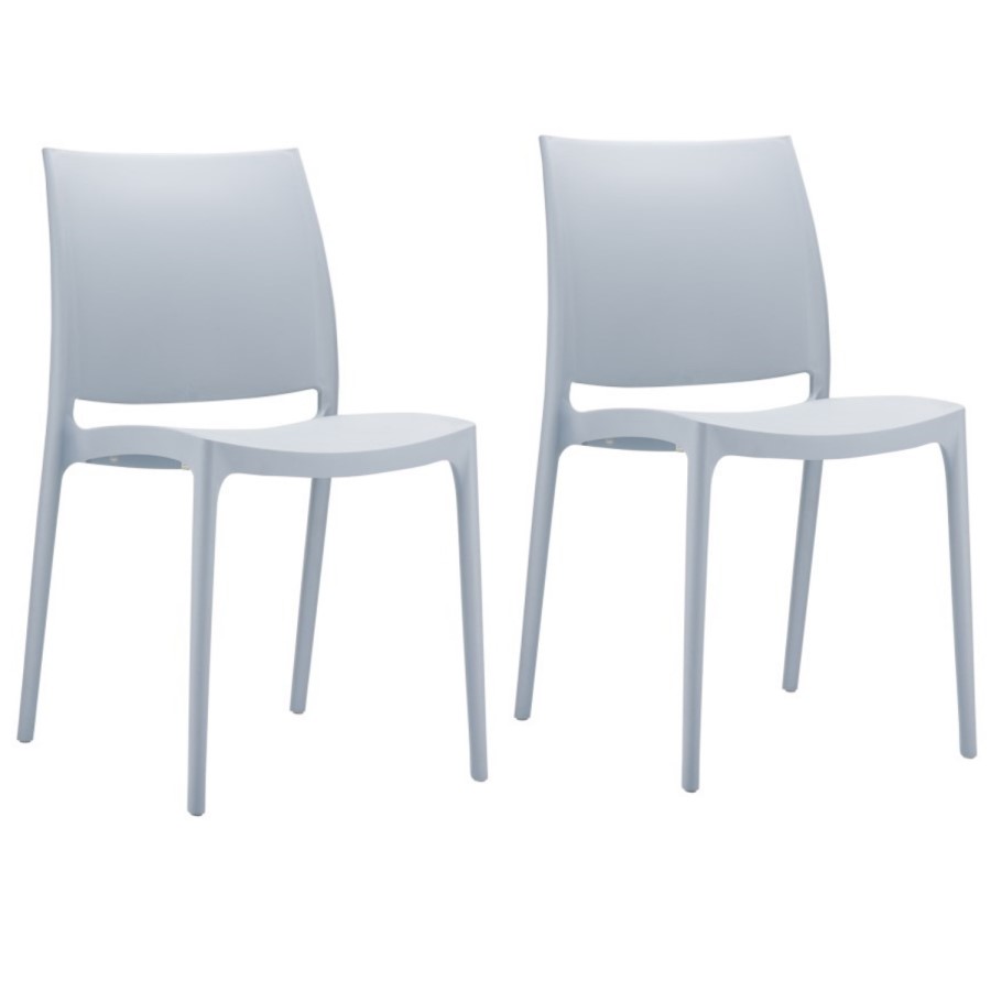 Spice Silver Grey Dining Chair - Set of 2