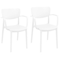 Lisa White Dining Chair - Set of 2