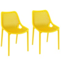 Spring Yellow Dining Chair - Set of 2