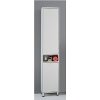 Zamora Tall Bathroom Cabinet in White