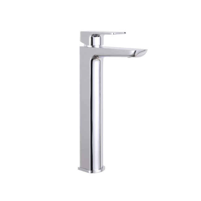 Chrome Tall Mono Basin Mixer Tap - Zana