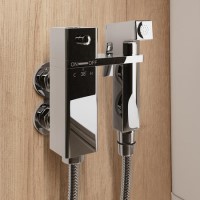 Chrome Thermostatic Douche Shower / Bidet Shower Spray Kit - Zana