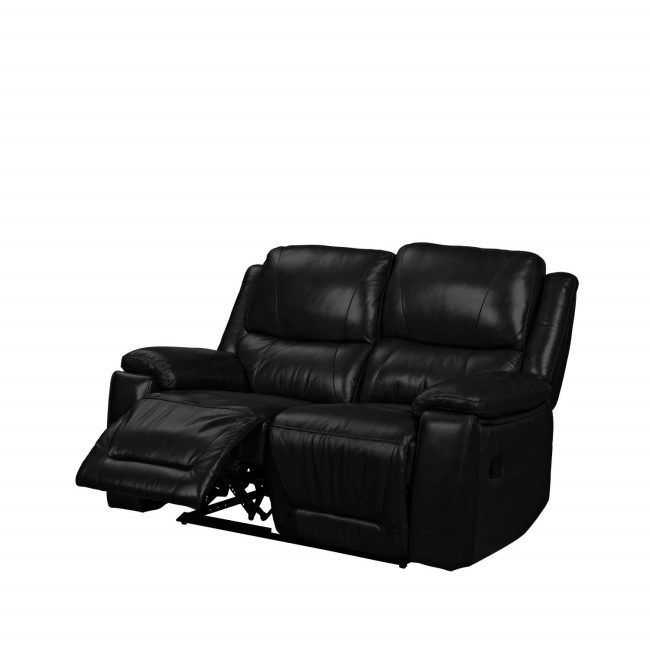 Wilkinson Furniture Zara Black 2 Seater Recliner - Furniture123