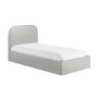 Grey Fabric Single Ottoman Bed Frame - Zara