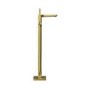 Brushed Brass Freestanding Bath Shower Mixer - Zana