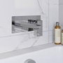 Chrome Wall Mounted Bath Tap - Zana