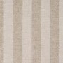 Beige Chenille Striped 3 Seater Sofa - Zeke
