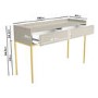 ALMOST PERFECT - Zion 2 Drawer Dressing Table in Taupe
