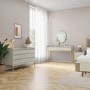 GRADE A1 - Taupe 2 Drawer Dressing Table - Zion
