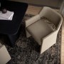 Beige Upholstered Dining Chair - Zoe