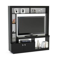 Birlea Zuma Black Entertainment TV Unit with Storage