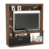 Birlea Zuma Entertainment Unit Walnut & Black