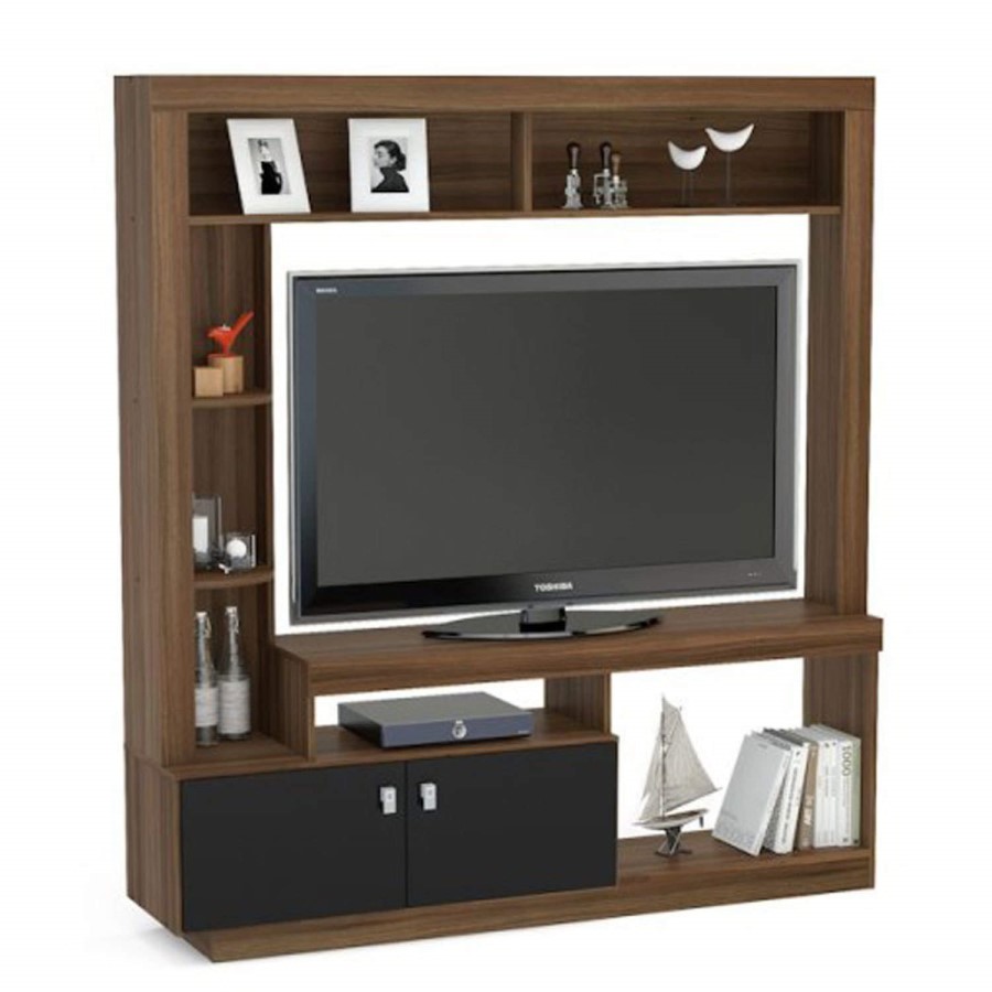 Birlea Zuma Entertainment Unit Walnut & Black