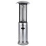 electriQ Outdoor Freestanding Gas Patio Heater - Stainless Steel