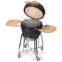 Boss Grill The Egg XL - 22 Inch Ceramic Kamado Style Charcoal Egg BBQ Grill - with Free Cover & Pizza Stone