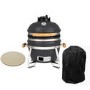 Boss Grill The Egg XS - 15 Inch Ceramic Kamado Style Charcoal Smoker BBQ Grill