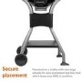 Boss Grill Compact Electric BBQ Grill With Cover - Black