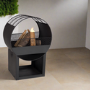 electriQ Fireplace Style Wood Burning Outdoor Garden Fire Pit