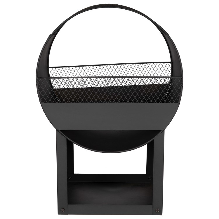 electriQ Fireplace Style Wood Burning Outdoor Garden Fire Pit