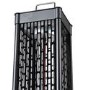 electriQ Portable Table Top Electric Patio Heater 800W - 45cm