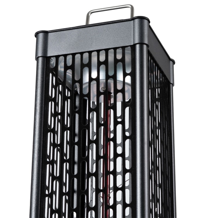 electriQ Portable Table Top Electric Patio Heater 800W - 45cm