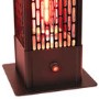 electriQ Portable Table Top Electric Patio Heater 800W - 45cm