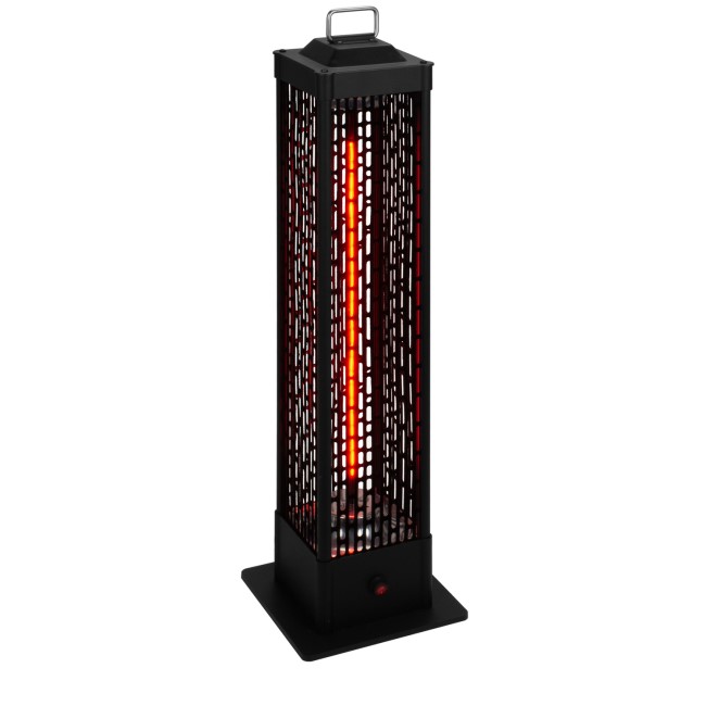 electriQ Portable Table Top Electric Patio Heater 1500W - 80cm