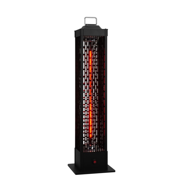 electriQ Portable Table Top Electric Patio Heater 1500W - 80cm