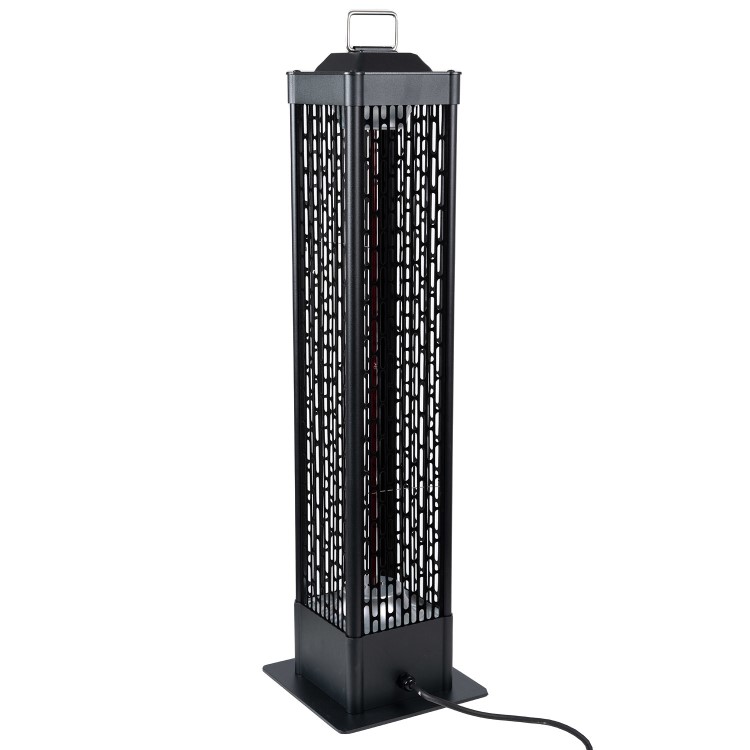 electriQ Portable Table Top Electric Patio Heater 1500W - 80cm