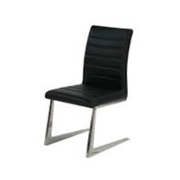 Wilkinson Furniture Harper Set of 6 Dining Chairs in Black 